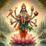 Dhanvantari dev AI Picture